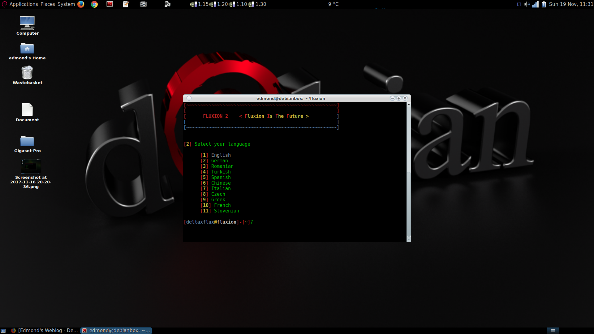 Cracking rete WIFI WPA2 con Debian Stretch e Fluxion